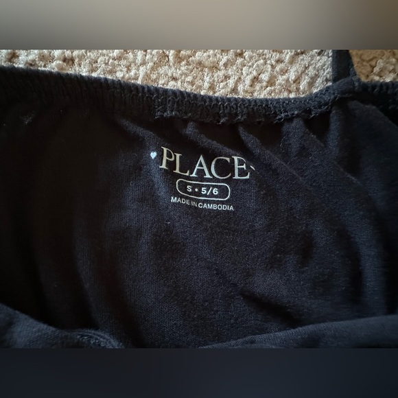 The Children’s Place Girls Fit & Flare Black Summer Ruffle Flounce Hi-Low Dress - Picture 14 of 16